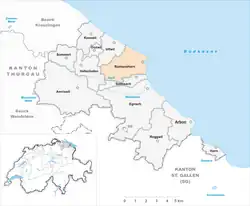 Kaart van de gemeente