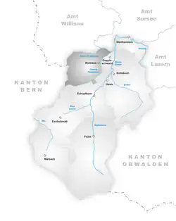 Kaart van de gemeente