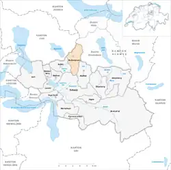 Kaart van de gemeente