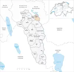 Kaart van de gemeente