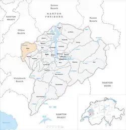 Kaart van de gemeente