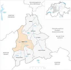 Kaart van de gemeente