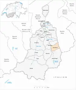 Kaart van de gemeente