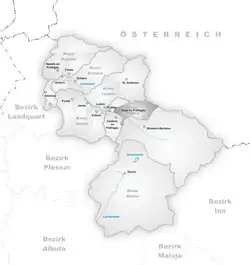 Kaart van de gemeente