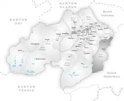 Kaart van de gemeente