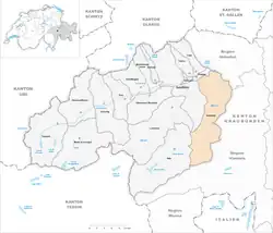 kaart van de gemeente