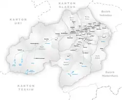 Kaart van de gemeente