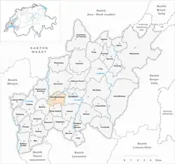 Kaart van de gemeente