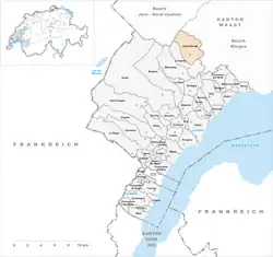 Kaart van de gemeente