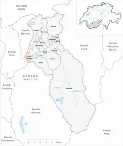 Kaart van de gemeente