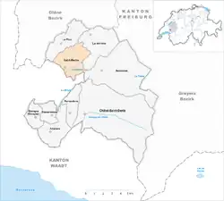 Kaart van de gemeente