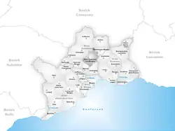 Kaart van de gemeente