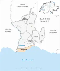 Kaart van de gemeente