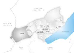 Kaart van de gemeente