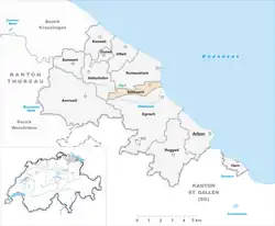 Kaart van de gemeente