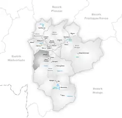 Kaart van de gemeente