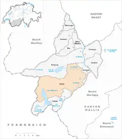 Kaart van de gemeente