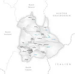 Kaart van de gemeente