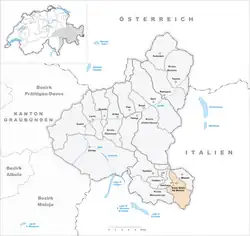 Kaart van de gemeente