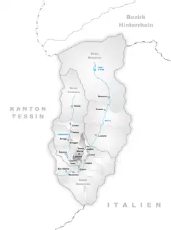 Kaart van de gemeente