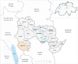 Kaart van de gemeente