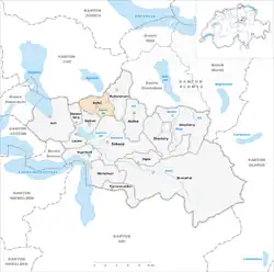 Kaart van de gemeente