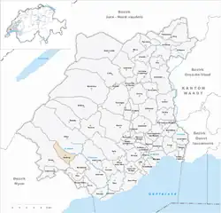 Kaart van de gemeente