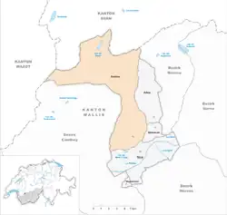 Kaart van de gemeente