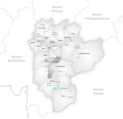 Kaart van de gemeente