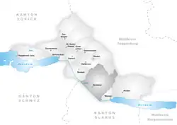 Kaart van de gemeente