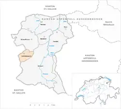 Kaart van de gemeente