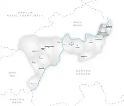 Kaart van de gemeente