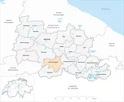 Kaart van de gemeente