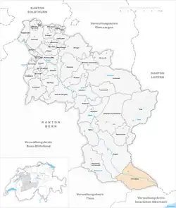 Kaart van de gemeente