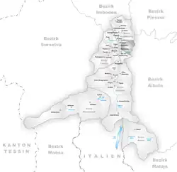 Kaart van de gemeente