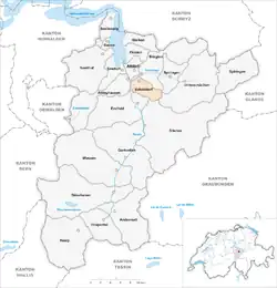 Kaart van de gemeente