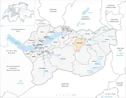 Kaart van de gemeente