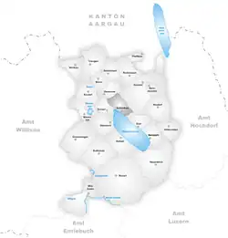 Kaart van de gemeente