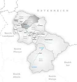 Kaart van de gemeente