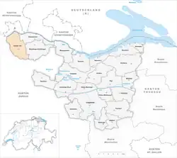 Kaart van de gemeente