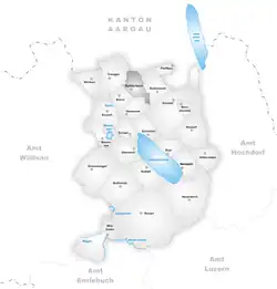 Kaart van de gemeente