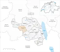 Kaart van de gemeente