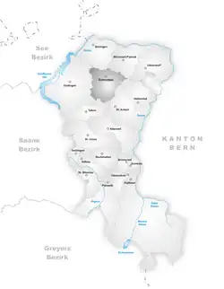 Kaart van de gemeente