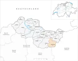 Kaart van de gemeente