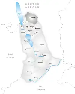 Kaart van de gemeente