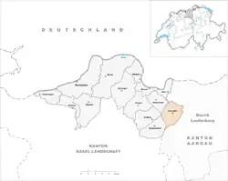 Kaart van de gemeente