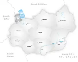 Kaart van de gemeente