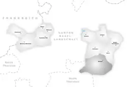 Kaart van de gemeente