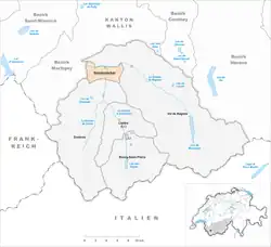 Kaart van de gemeente