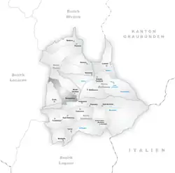 Kaart van de gemeente